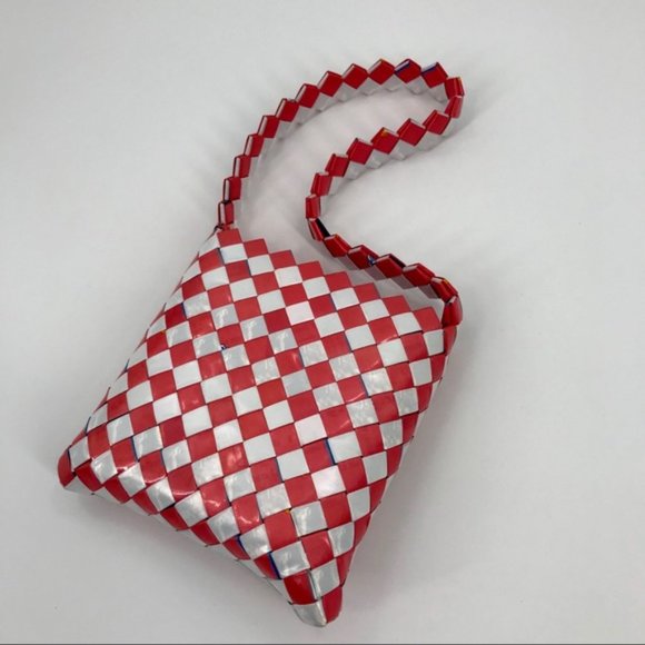 Glossy Upcycled Pixel Purse - Picture 8 of 10